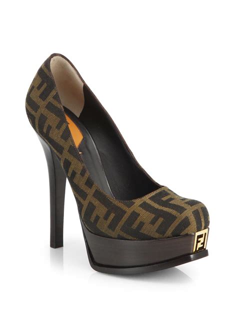 fendi shoes heels|fendi high heel pumps.